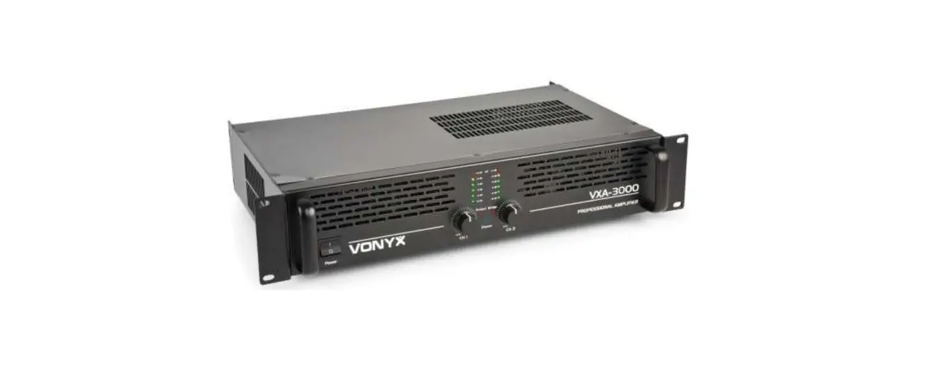 Vonyx Vxa-1200 Two Channel 600w Pa Power Amplifier Instruction Manual