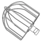 Sunbeam MXM7000WH Mixmaster HeatSoft Planetary Mixer - Accessories 4