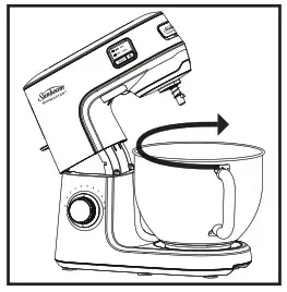 Sunbeam MXM7000WH Mixmaster HeatSoft Planetary Mixer - Using your Mixmaster 2
