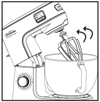 Sunbeam MXM7000WH Mixmaster HeatSoft Planetary Mixer - Using your Mixmaster 4