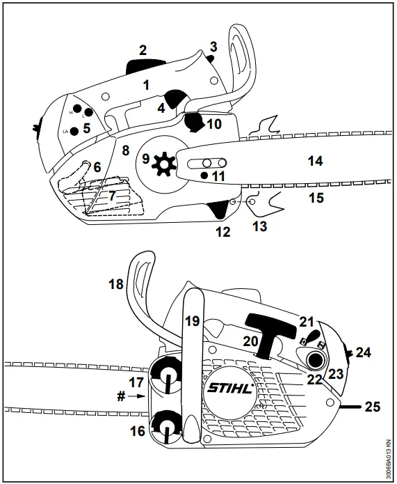 STIHL MS 151 TC Lightest Arborist Saw - FIGURE 6