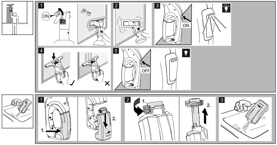 KARCHER WV 1 Plus Window Vac Home Cleaner - overview 4