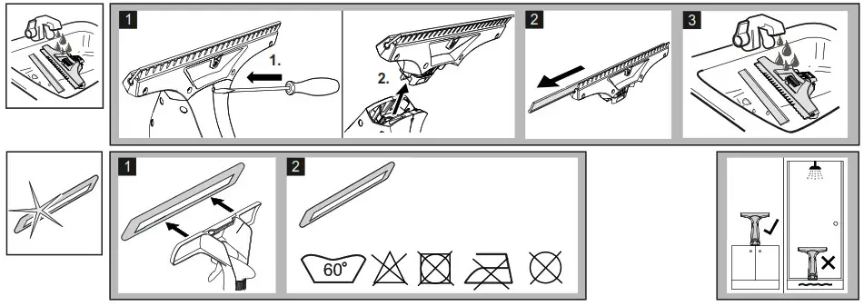 KARCHER WV 1 Plus Window Vac Home Cleaner - overview 5