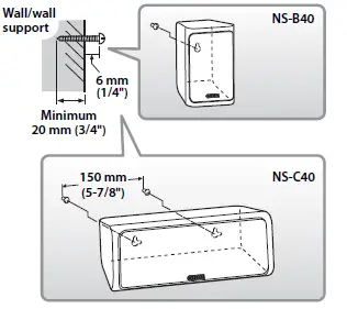 Yamaha NS-P40BL 5-1 Speaker Package (4)