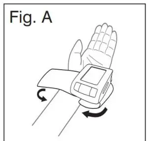 FIG 12 APPLYING THE CUFF