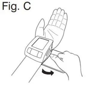 FIG 14 APPLYING THE CUFF