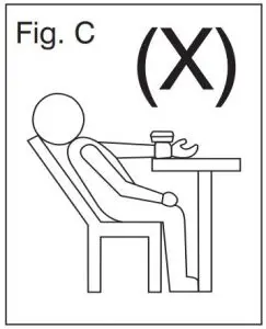 FIG 18 CORRECT MEASUREMENT POSTURE