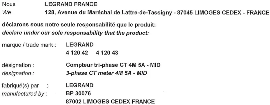 legrand LE11302BE Three-Phase Meter-FIG11