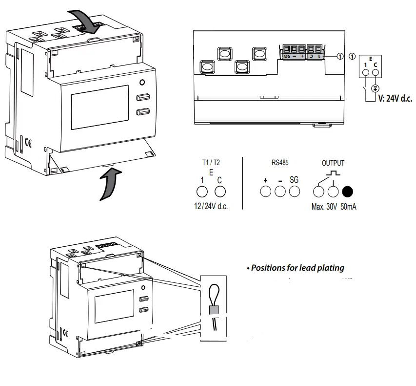 legrand LE11302BE Three-Phase Meter-FIG2