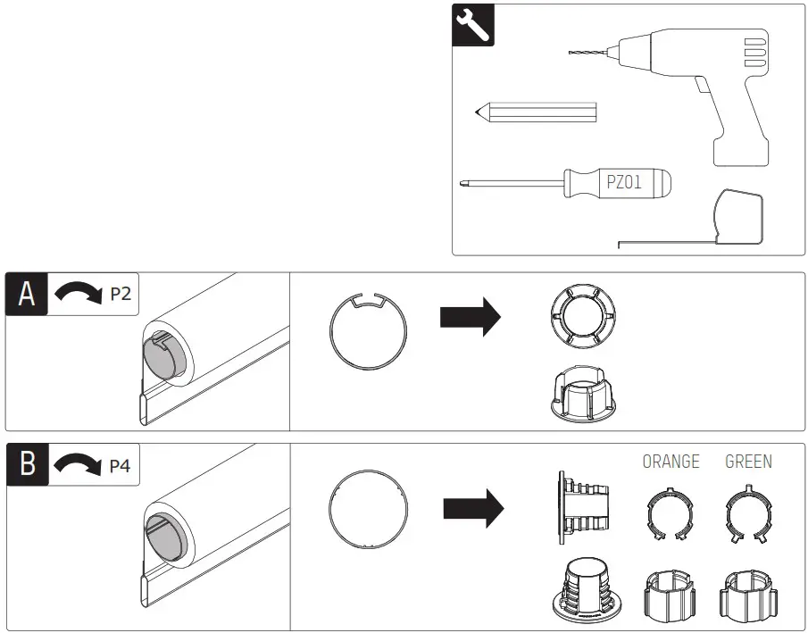 MOTIONBLINDS CM 02 Pull Only Motor - overview 2