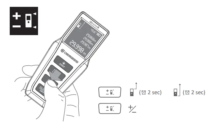 DEMass B40 Laser Distance Meter - fig 2