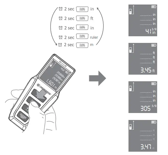 DEMass B40 Laser Distance Meter - fig 3