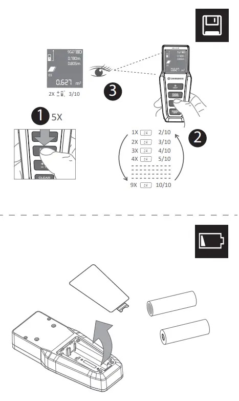 DEMass B40 Laser Distance Meter - fig 8