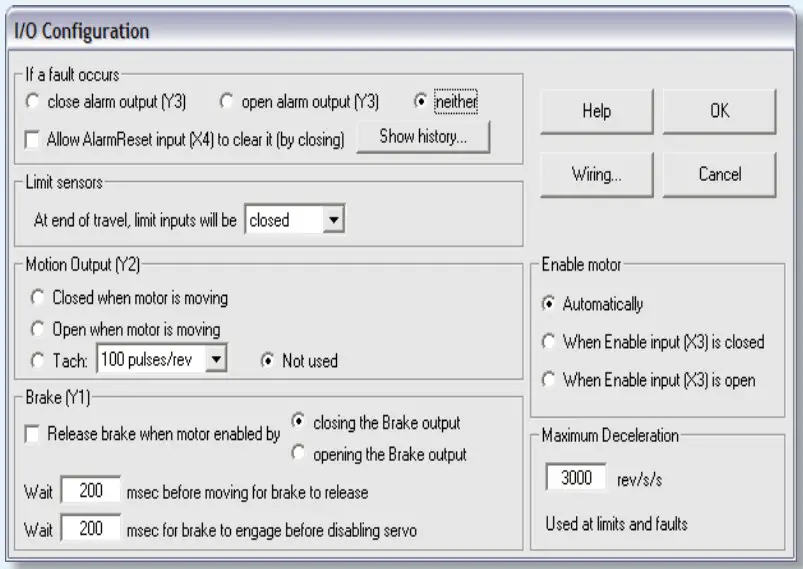 Apply power to the drive