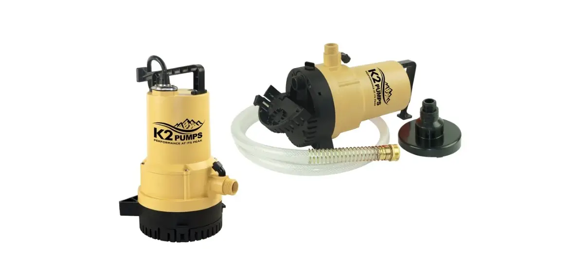 K2 Pumps Utm02501k Duo 2-in-1 Utility Pump User Guide