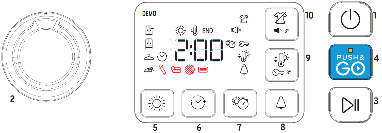 INDESIT YT M11 83 X UK Heat Pump Tumble Dryer - FIGURE 1