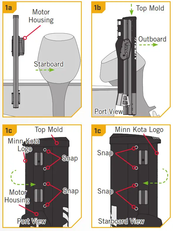 MINN KOTA 1810247 Alon Travel Cover 8 FT - 1