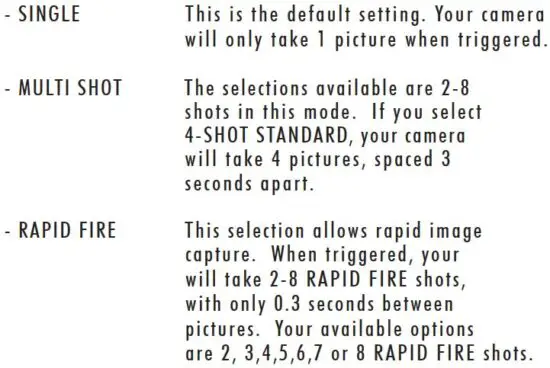 FIG 13 Multi Shot Mode