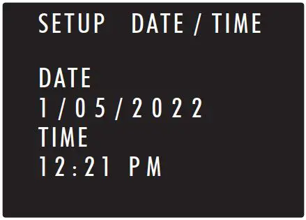 FIG 5 Set Time and Date
