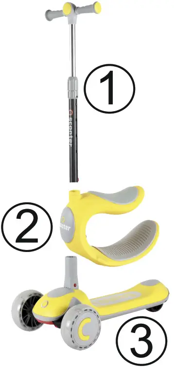 Lorelli TRIO Kick Scooter - 1