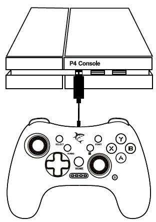 WHITE SHARK GPW-8039 LEGION RGB Wireless Controller 10