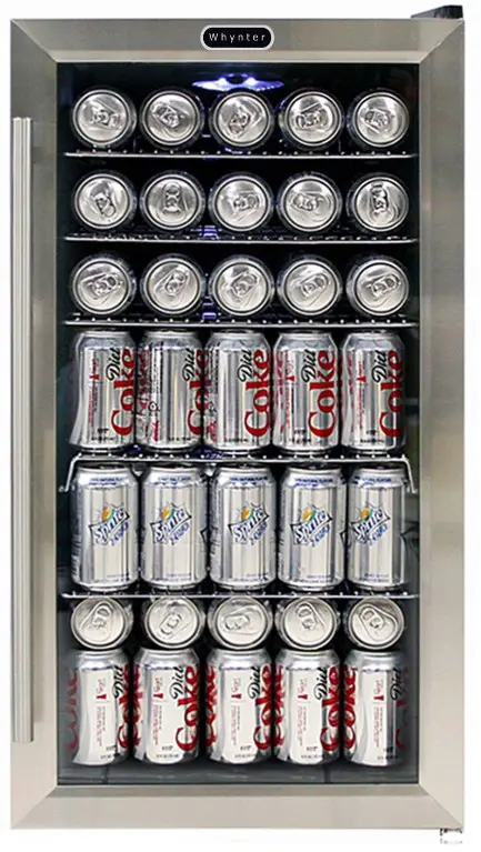 Whynter BR 125SD Compressor Cooling Beverage Refrigerator