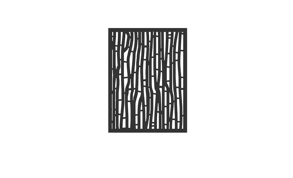 Outdeco Usa Usadwpt2-bl Black Eucalyptus Decorative Screen Panel User Manual