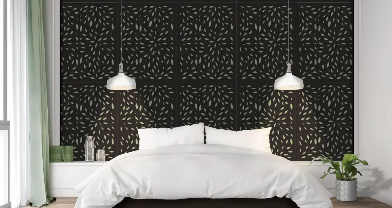 OUTDECO USA USADWPT2-BL Black Eucalyptus Decorative Screen Panel User Manual - Set