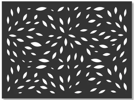 OUTDECO USA USADWPT2-BL Black Eucalyptus Decorative Screen Panel User Manual - Standard panel series