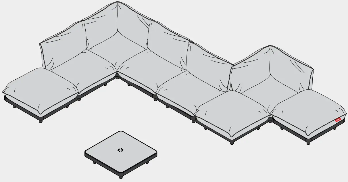 fatboy Paletti Outdoor Modular Lounge Set