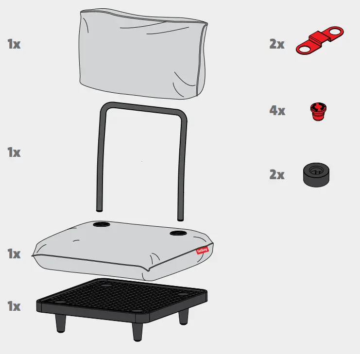 PALETTI SEAT PACKAGE CONTENTS