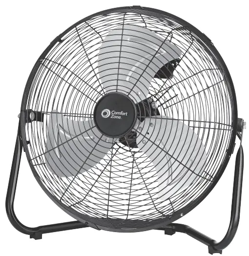 Comfort Zone CZHV12B Series 12 Inch High Velocity Fan