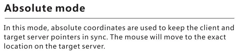 AliExpress MT-9108UP 8-port IP remote control computer KVM switch OSD menu rack 9108UP User Manual - Absolute mode