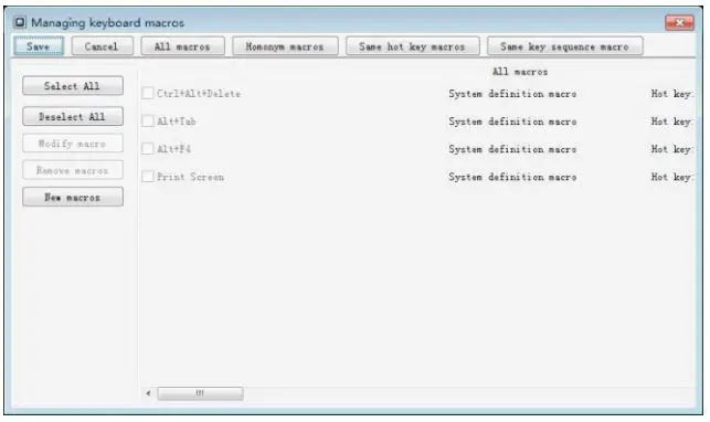 AliExpress MT-9108UP 8-port IP remote control computer KVM switch OSD menu rack 9108UP User Manual - Manage keyboard macros