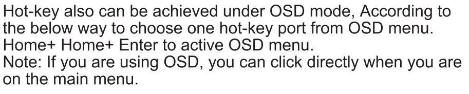 AliExpress MT-9108UP 8-port IP remote control computer KVM switch OSD menu rack 9108UP User Manual - OSD menu opearation