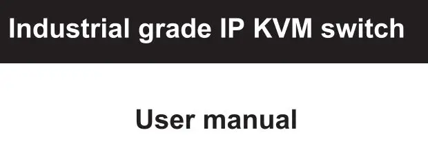 AliExpress MT-9108UP 8-port IP remote control computer KVM switch OSD menu rack 9108UP User Manual