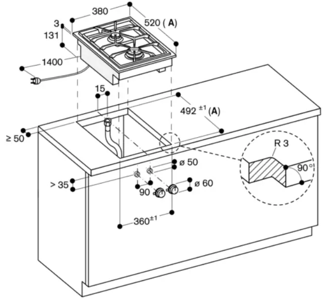 Longitudinal section
