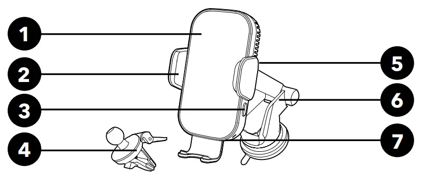 alza power APW CCWF430 Wireless Car Charger-fig1