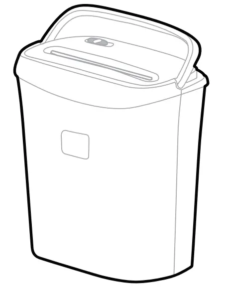 9319DS 9 Sheet Cross Cut Paper Shredder