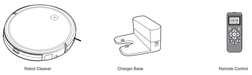 HOOVER Robot Cleaner-CONTENTS OF THE BOX