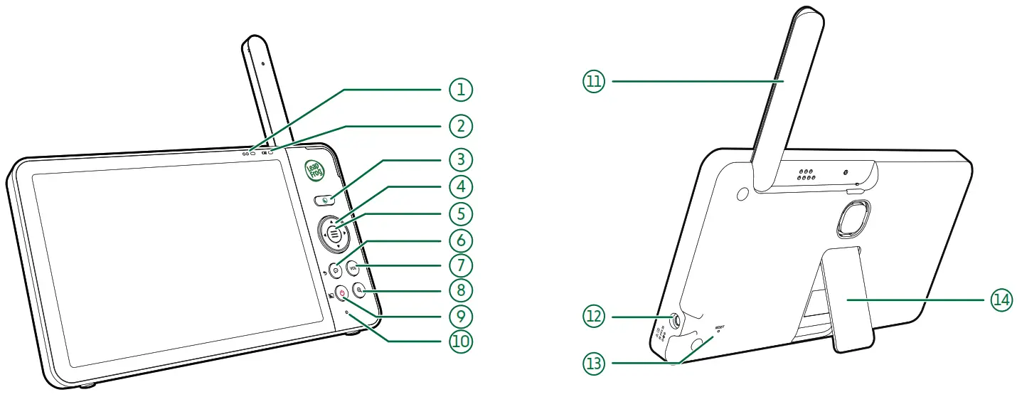 Leap Frog LF920HD 7 Inch High Definition Pan & - Parent Viewer