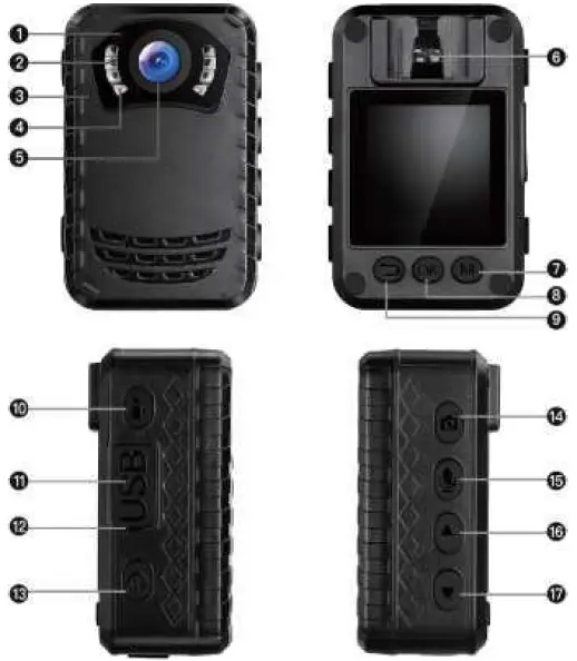 JIESUDA-N9-Body-Worn-Camera-FIG-1