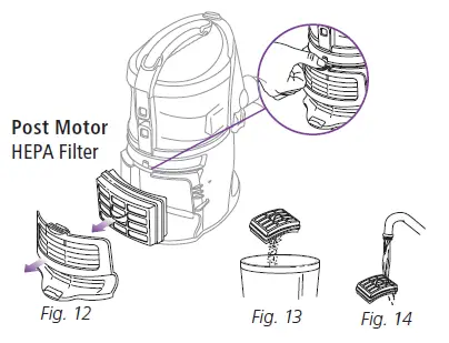 POST-MOTOR HEPA FILTER