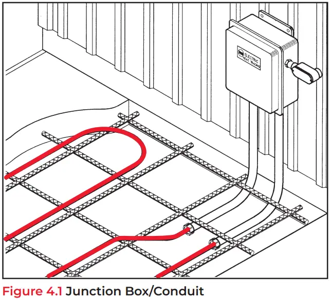 THERMON SnoTrace KSR Heating Cables - KSR Layout