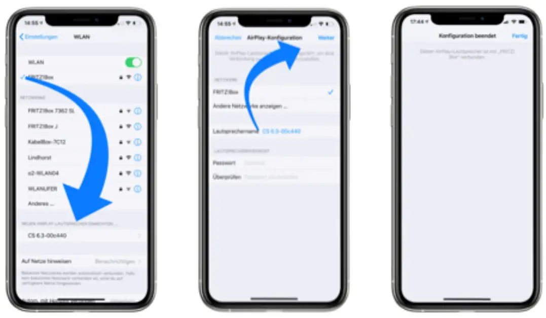 AVM INSPIRATION CS 2 3 Audio Video Manufacturing GmbH - WLAN configuration3