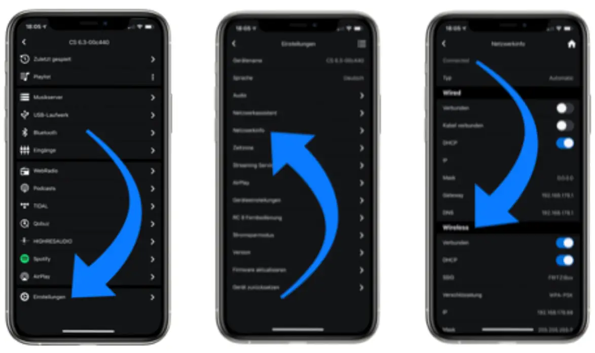 AVM INSPIRATION CS 2 3 Audio Video Manufacturing GmbH - WLAN configuration5