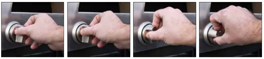 PINNACOLO PPO-8-08 Thermal Clay Gas Powered Oven - LIGHTING