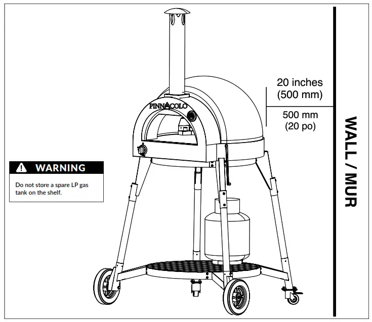PINNACOLO PPO-8-08 Thermal Clay Gas Powered Oven - screws13