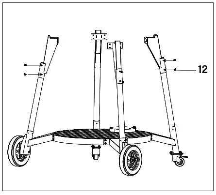 PINNACOLO PPO-8-08 Thermal Clay Gas Powered Oven - screws6