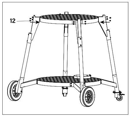 PINNACOLO PPO-8-08 Thermal Clay Gas Powered Oven - screws8